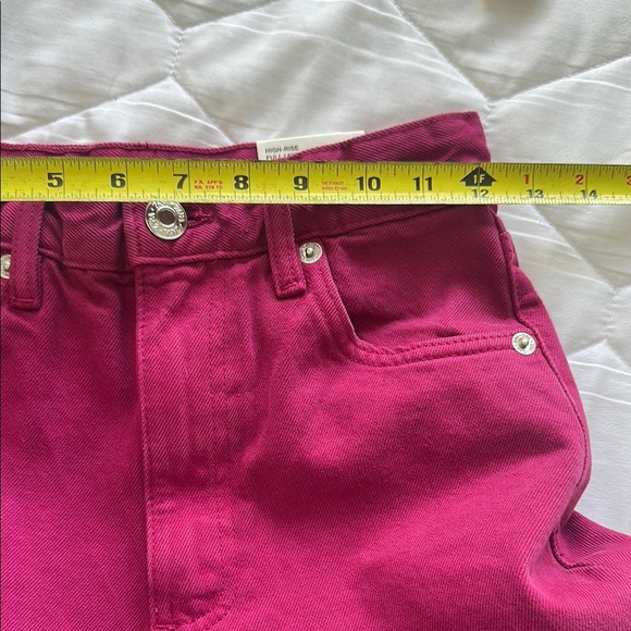 Zara Fuchsia High-Waisted Pants - Picture 7 of 10